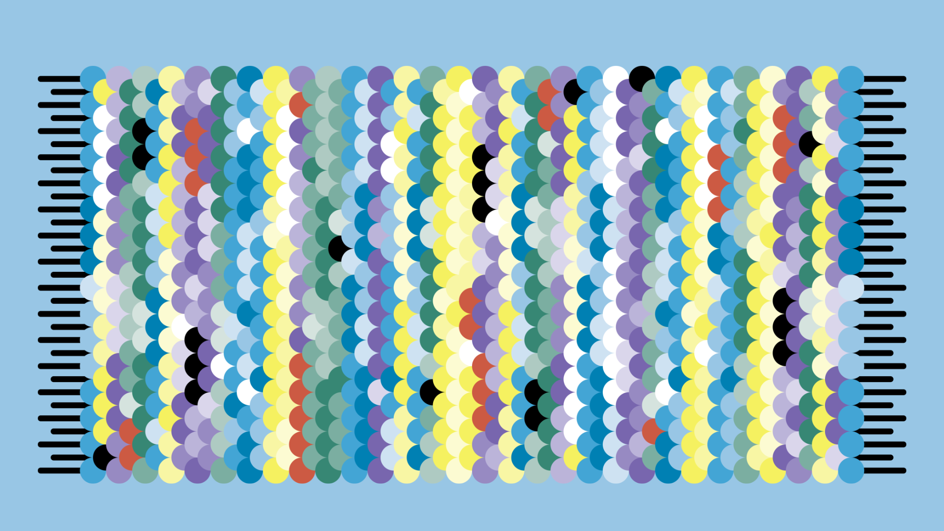 Darstellung eines bunten Teppichs